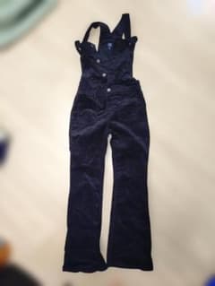 GAP KIDS コーデュロイ オーバーオール ブラック XL