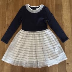 プチバトー PETIT BATEAU 長袖ワンピース 116cmのサムネイル