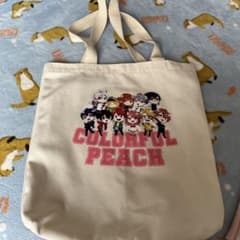 カラフルピーチ　トートバッグのサムネイル