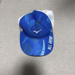 MIZUNO キャップ ALL JAPAN ブルー メッシュのサムネイル