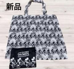 最終★新品★ミッキーマウス ポーチ＆エコバッグ　ディズニー グッズ キャラのサムネイル