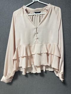 ZARA ピンクシャツ