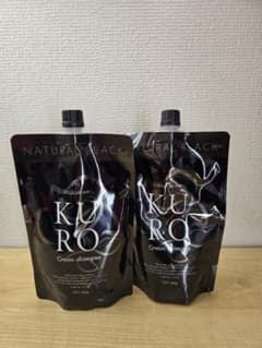 VALANROSE　KUROクリームシャンプー　400g✕2個　ブラックのサムネイル
