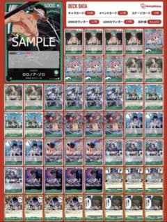 緑ゾロ 構築済みデッキ 大会優勝構築 師弟の絆 緑ゾロ 構築済みデッキ 大会優勝構築 師弟の絆 - メルカリ