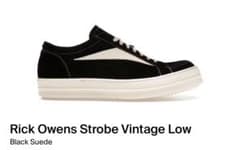Rick Owens Vintage sneaks Low 43 スエード - メルカリ