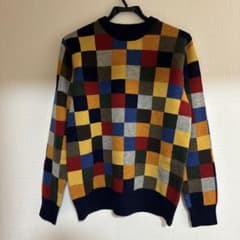 BEAMS セーター　Panel Block Crew Neck Knitのサムネイル