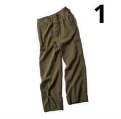 【タグ付属】MAATEE&SONS CHINO TROUSER "ドゥルン"のサムネイル