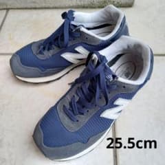 【値引き】New Balance 515 スニーカー 　ネイビー　25.5cmのサムネイル