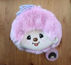 モンチッチ 窓付きぬいぐるみ巾着 ピンク