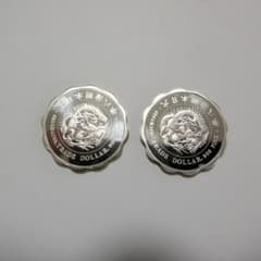 造幣局 2001年 プルーフセット出し 純銀メダル 7g×2枚 造幣局 2001年 プルーフコインセット出し 純銀メダル 7g×2枚 - メルカリ