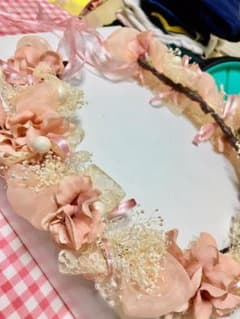 ドライフラワーの花かんむりのサムネイル