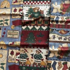 クリスマス＆カントリーガーデンUSAコットン 3枚セットのサムネイル