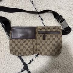 GUCCI グッチ GG キャンバス ボディバッグ ウエストポーチのサムネイル