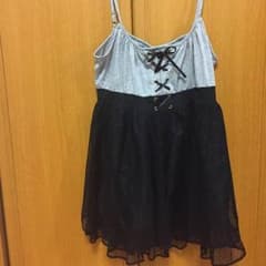 ビスチェ風 異素材ミックス 期間限定で値下げしますのサムネイル