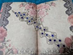 ハンドメイド ビーズブレスレット ブルーのサムネイル