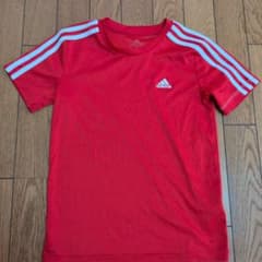 adidas キッズ Tシャツ レッド 140のサムネイル