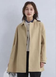 green label relaxingAラインステンカラーコート撥水 green label relaxing（グリーンレーベルリラクシング） ステンカラー