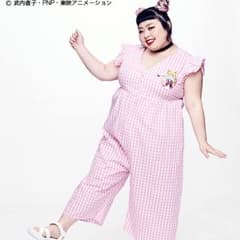PUNYUS ギンガムチェックロンパース ピンク サイズ4のサムネイル