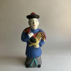 第十九代　古賀人形 郷土玩具 お雛様 土人形 【匿名配送・送料込】 古賀人形 阿茶さん 長崎 郷土玩具 土人形 - メルカリ