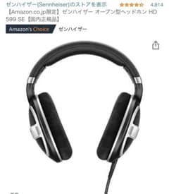 【Amazon限定】ゼンハイザー ヘッドホン HD 599 SE【国内正規品】のサムネイル