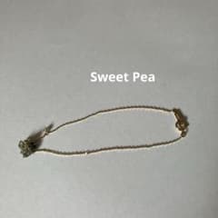 スイートピー ブレスレット ペリドット - メルカリ