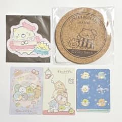 비매품 스미코구라시 마르쉐 고양이 코르크 코스터 마그넷 시트