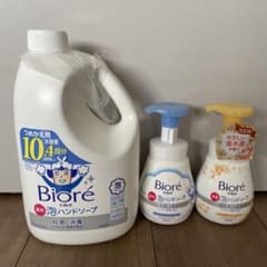 新品セット／ビオレu 泡ハンドソープ 大容量詰替 2000ml 、ポンプ付き2本のサムネイル