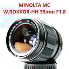 ✨美品✨ MINOLTA MC W.ROKKOR-HH 35mm F1.8 - メルカリ