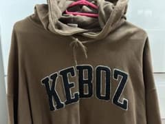 KEBOZ ブラウン フード付きパーカーのサムネイル
