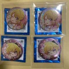 推しの子 ファン感謝祭2023 トレーディングホログラム缶バッジ 星野ルビー 推しの子 苺プロダクションファン感謝祭 2023 缶バッジ 星野ルビー 4点