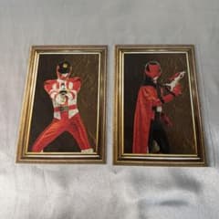 全スーパー戦隊展 額縁ビジュアルカード ルパンレッド＆パトレン1号のサムネイル