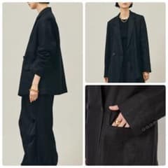 完売品◇定価4.6万 カレンソロジー ソフトツイルリネン ジャケット