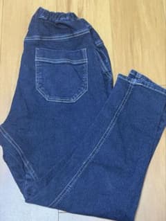 ブランシェス　デニム ロングパンツ ウエストゴム仕様　150cmのサムネイル