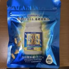 新品未開封　サントリーDHA&EPA＋セサミンEX　120粒入りのサムネイル