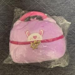 ケアベア　ぬいぐるみバニティポーチ　パープル