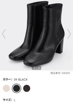 GU ファインフィットスクエアヒールブーツ　お値下げ可能！のサムネイル