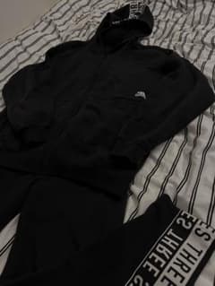 adidas ジャージ上下セット ブラックのサムネイル