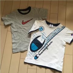 ナイキ チャンピオン Tシャツ セット 100センチ サッカー スポーツのサムネイル