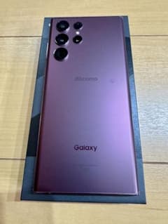 美品 Galaxy s22 ultra バーガンディdocomo版 - メルカリ