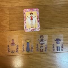 yes！プリキュア5 キュアルージュ 夏木りん 着せ替えカード 平成レトロ