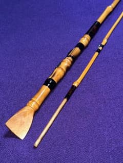 超極細穂先、クリスタルガイドの ヘチ竿 チヌ竿 印籠継 2本継 186cm和竿 超極細穂先、クリスタルガイドの ヘチ竿 チヌ竿 印籠継 2本継 203cm和