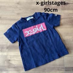 美品　x-girl エックスガールステージス ベビー 半袖 Ｔシャツ 90cmのサムネイル