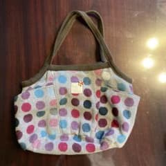 ハンドメイドバッグ　ドットのサムネイル