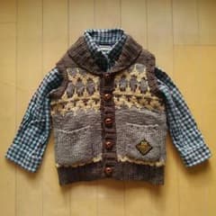 お値下げしました!!ブランシェス　100トップスセットのサムネイル