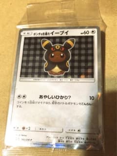 「悶主陀亞連合の総長専用」ポンチョを着たイーブイ ブラッキー新品未開封のサムネイル