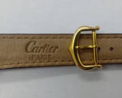 ☆美品☆ カルティエ 純正尾錠 ピンバックル ゴールドカラー 14mm