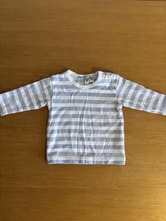agnes b. ベビー 長袖Tシャツ ボーダー 6moisのサムネイル