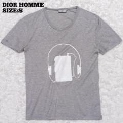 DIOR HOMME♦エディ期 イタリア製 ウォークマン 丸首 半袖Tシャツ S DIOR HOMME♢エディ期 イタリア製 ウォークマン 丸首 半袖Tシャツ S