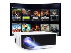 Mini projector, lightweight, for home use, ceiling projector, 4K home theater