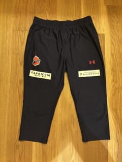 いわきFC スタッフ支給品　ジャージパンツ 超美品‼️いわきFC トレーニングウェア ジャージパンツ 七分丈 - メルカリ